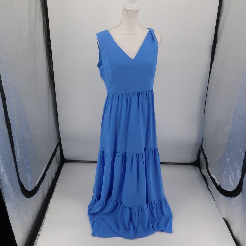 Lilly Pulitzer Maurine Maxi Dress Blue Thistle in Size 12 NWT
